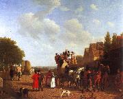 Agasse, Jacques-Laurent The Last Stage on the Portsmouth Road oil painting picture wholesale